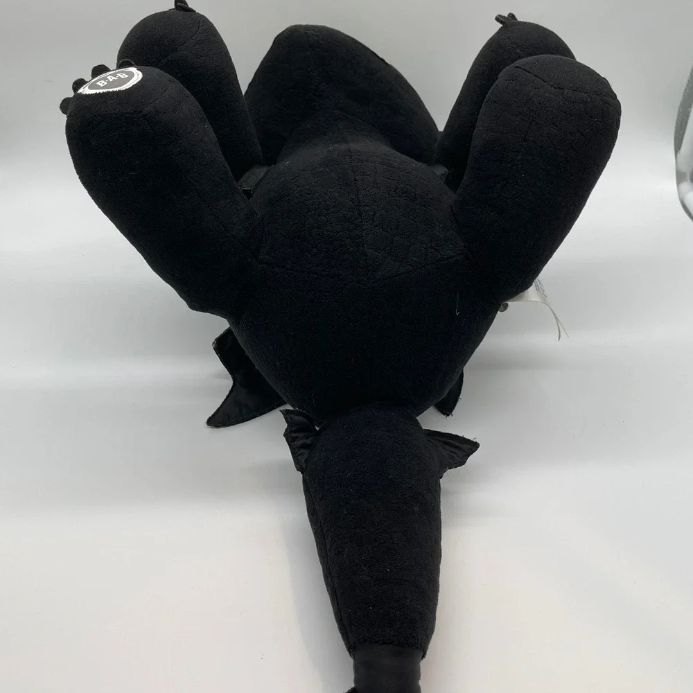 Build-A-Bear Toothless Night Fury Plush DreamWorks Dragons Black 14in